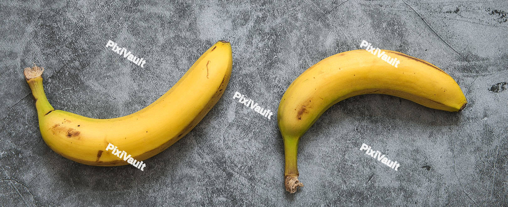 Two yellow bananas